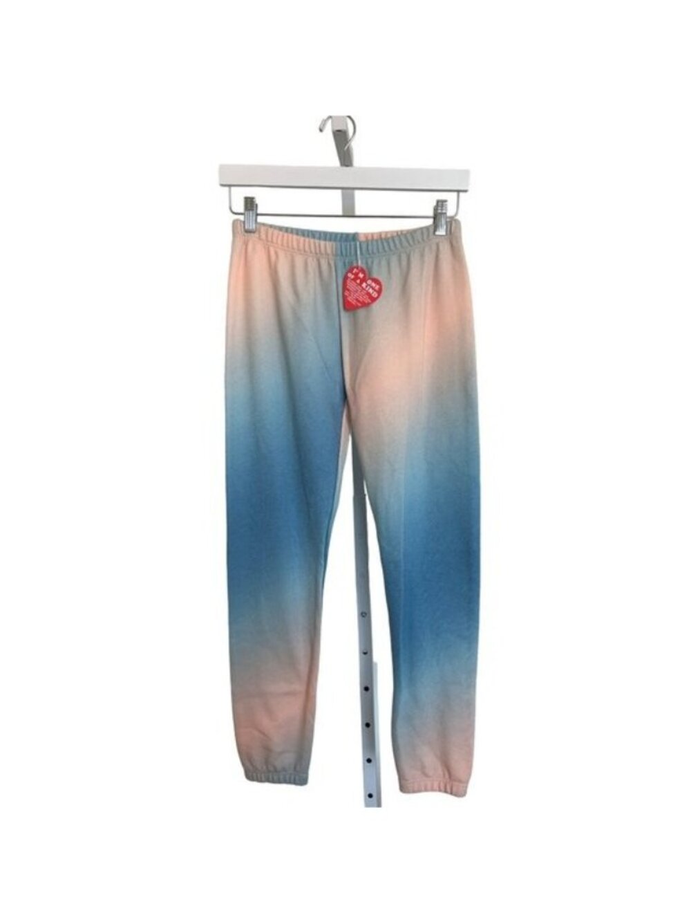 Wildfox Couture Knox Pants Grotto Blue Peach Pastel Tie-Dye